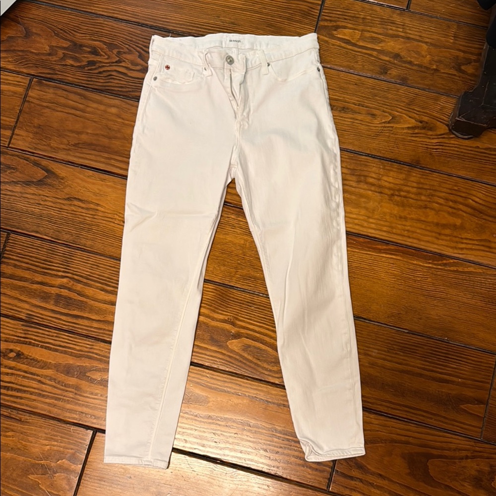 Hudson Natalie White Skinny Jeans